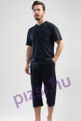 Vienetta Extra méretű halásznadrágos gombos férfi pizsama (FPI5232 1XL)