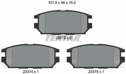TEXTAR set placute frana, frana disc TEXTAR 2337301 (2337301)