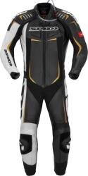 SPIDI Combinezon moto din piele cu cocoașă SPIDI TRACK WIND PRO BLACK/GOLD