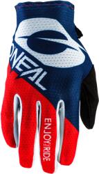O'NEAL Manusi motocross O'NEAL MATRIX STACKED BLUE/RED 2020