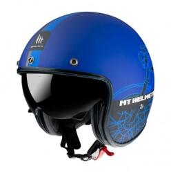 MT Helmets Casca pentru scuter MT LE MANS 2 CAFE RACER MATT BLUE