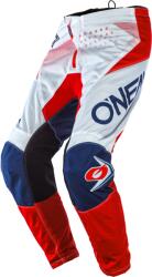 O'NEAL Pantaloni motocross O’NEAL ELEMENT FACTOR WHITE/BLUE/RED