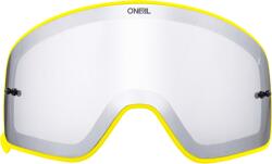 O'NEAL Placa magnetica pentru ochelari O'NEAL B-50 YELLOW FRAME SILVER/MIRROR