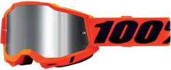 100% Ochelari motocross 100% ACCURI2 NEON ORANGE-MIRROR SILVER