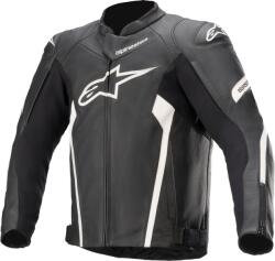 Alpinestars Geaca moto din piele ALPINESTARS FASTER V2 BLACK/WHITE