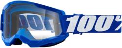 Ochelari motocross 100% STRATA2 BLUE- CLEAR
