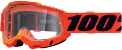  Ochelari motocross 100% ACCURI2 NEON ORANGE-CLEAR