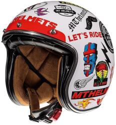 MT Helmets Casca pentru scuter MT LE MANS 2 ANARCHY GLOSS PEARL WHITE