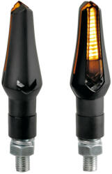 LAMPA Semnale moto LED ZEPHYR BLACK 90493