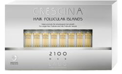 Crescina Follicular Islands 2100 Haj Kezelés, hajritkulás előrehaladott stádiumában férfiaknál, 20 ampulla