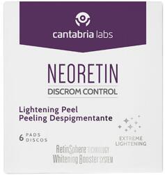 Cantabria Labs Neoretin DC Pigment Peel kezelés, pigmentációjavító, hámlasztó, 6 x 1 ml