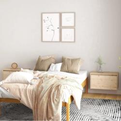 vidaXL Dulapuri de perete, 2 buc. , 60x30x35 cm, lemn masiv de pin (813446) Raft