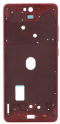 tel-szalk-192969306 Samsung Galaxy S20 FE / S20 FE 5G piros előlap LCD keret, burkolati elem (tel-szalk-192969306)