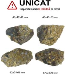 Calcopirita - Bornit Mineral Natural Brut - 43-62 x 33-42 x 15-35 mm - ( XXL ) - 1 Buc