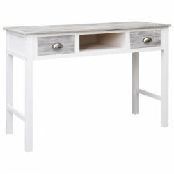 vidaXL Birou de scris, gri, 110 x 45 x 76 cm, lemn (284153) - izocor