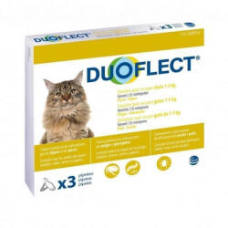 Ceva Sante DUOFLECT, solutie antiparazitara spot-on pentru pisici 0.5-5kg, 3 pipete