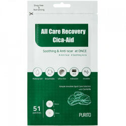PURITO - Plasturi pentru tratarea acneei Purito All Care Recovery Cica-Aid, 51 bucati