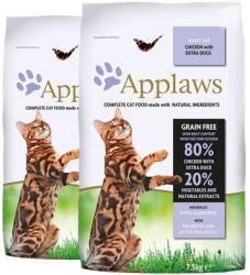 Applaws Dry cat Adult Csirke és kacsa 15 kg (2 x 7, 5 kg)