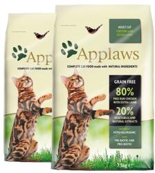 Applaws Dry cat Adult Csirke és bárányhús 15 kg (2 x 7, 5 kg)