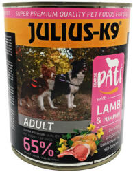 Julius-K9 konzerv kutya 800g Bárány-sütőtök