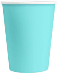 PartyPal Party papír pohár, világos kék, 220ml, 6 db/csomag