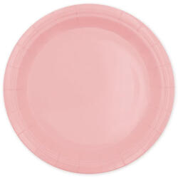 PartyPal Papír tányér, rózsaszín 18 cm, 6 db/cs