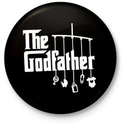 printfashion Keresztapa - The Godfather - Kitűző, hűtőmágnes - Fekete (7261997)