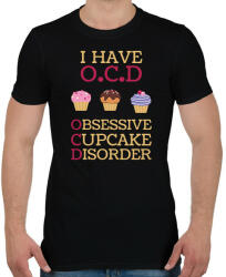 printfashion I have O. C. D - Férfi póló - Fekete (7248032)