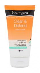 Neutrogena Clear & Defend Wash-Mask mască de față 150 ml unisex Masca de fata