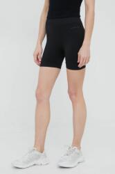 Superdry rövidnadrág női, fekete, sima, magas derekú - fekete XS - answear - 11 990 Ft