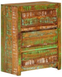 vidaXL 338437 Dulap/sertar multicolor 60x33x75 cm lemn masiv reciclat (338437) Comoda