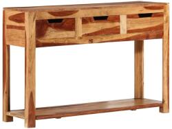 vidaXL Masă consolă, 110x35x75 cm, lemn masiv de acacia (338432)