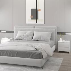 vidaXL Noptiere, 2 buc. , alb extralucios, 45x34, 5x44, 5 cm, PAL (809858)
