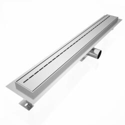  Zuhanyfolyóka 70 cm 100% inox Zuhany összefolyó csíkos Teljes egészében rozsdamentes anyagból - ALIGVAROM - 27 940 Ft