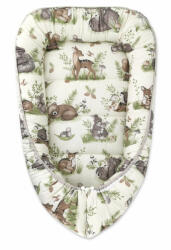 Baby Shop babafészek 70x93 cm - Erdei barátok zöld