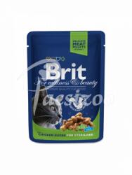 Brit Premium Cat Chicken Slices For Sterilised 24x100 G