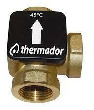 Thermador International T2661 háromjáratú keverőszelep 1 " fix. beállított 61C, BB, kvs=9 (T2661)