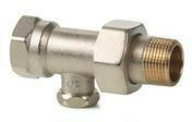 Siemens ADN20 Visszatérő radiátorszelep, egyenes kivitel 3/4, DN20, kv= 0, 2 - 3, 0 m³/h (ADN20)