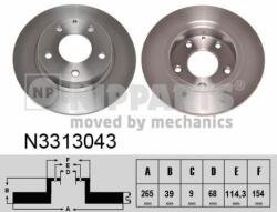 NIPPARTS Disc frana NIPPARTS N3313043 - automobilus