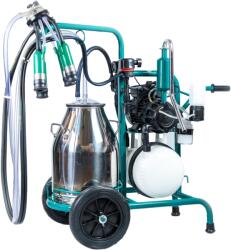 Kurtsan Aparat de muls Kurtsan cu 1 post, 1 bidon inox 30 l, pompă de vacuum cu ungere și pulsator electronic (FERKM01085KUR)