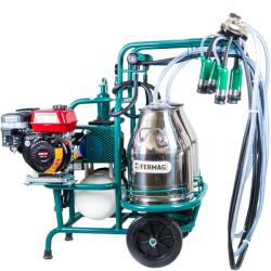 Kurtsan Aparat de muls cu 2 posturi și 2 bidon inox cu motor termic (FERKM02100KUR)
