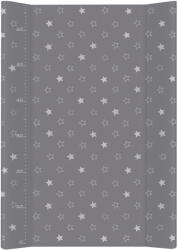 CEBA Saltea dubla de infasat cu placa fixa (50x80) Comfort Stars gri inchis (AGSW-212-066-260)