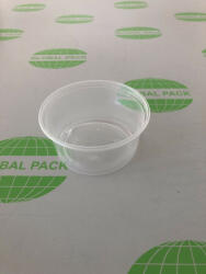 Globál Pack Hagner kerek doboz átlátszó 250 ml PP mikrózható