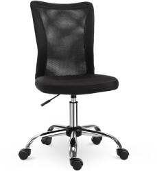 Vinsetto Scaun de Birou Ergonomic Rotativ Fara Cotiere, Inaltime Ajustabila cu 5 Roti Spatar Transpirant, Negru, 43x46x100cm | Aosom Romania (921-226BK)