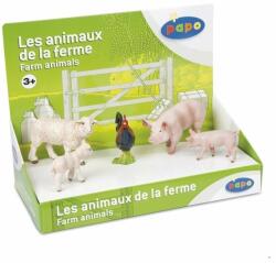  Set figurine Papo animale ferma (oi porci) (P80300) Figurina