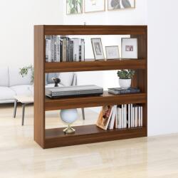 vidaXL Bibliotecă/Separator cameră, stejar maro, 100x30x103 cm (813634) Biblioteca