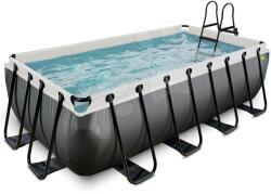 EXIT Toys Piscină cu filtrare Black Leather pool Exit Toys cadru de oțel 400*200*100 cm neagră de la 6 ani (ET30124220) Piscina