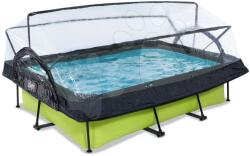 EXIT Toys Piscină cu prelată și filtrare Lime pool green Exit Toys construcție din metal 220*150*65 cm verde de la 6 ani (ET30202140)