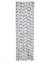 Travellife 441471 Fly Curtain for Door "Chenille Stripe" 185x56 cm Grey and Blue 3415881 (441471)