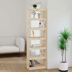 vidaXL Bibliotecă/Separator cameră, 60x30x199, 5 cm, lemn masiv de pin (808178) Biblioteca